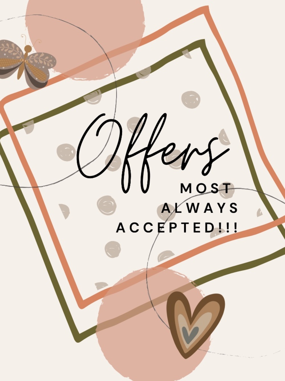 Send your offer today. <3 Most Offer Accepted!!